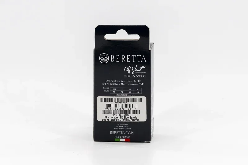 Beretta Mini Headset Blu 3 Web BERETTA Mini Headset – vista posteriore