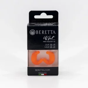 Beretta Mini Headset Arancione Web BERETTA Mini Headset – vista laterale