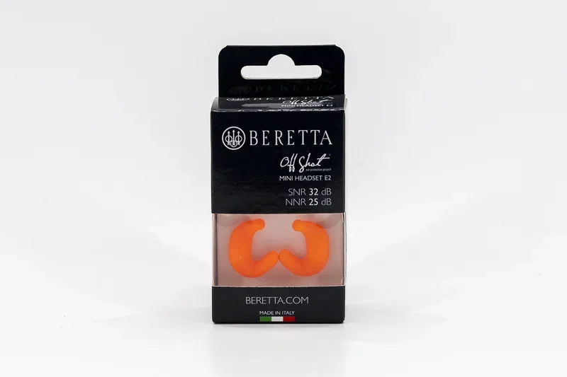Beretta Mini Headset Arancione Web BERETTA Mini Headset – vista laterale