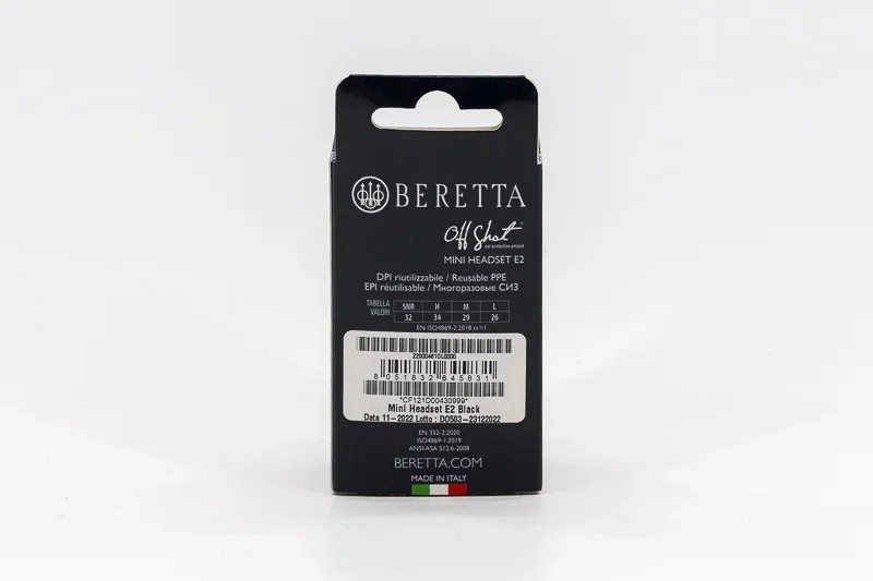 Beretta Mini Headset Nero 3 Web BERETTA Mini Headset – dettaglio