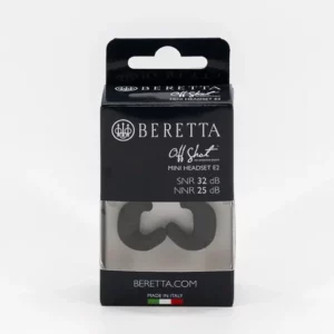 Beretta Mini Headset Nero Web BERETTA Mini Headset – vista laterale
