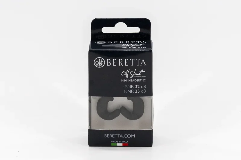 Beretta Mini Headset Nero Web BERETTA Mini Headset – vista laterale