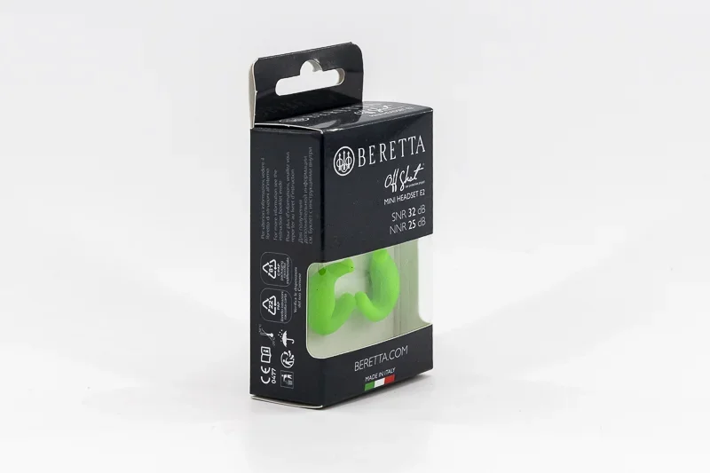 Beretta Mini Headset Verde 6 Web BERETTA Mini Headset – vista laterale