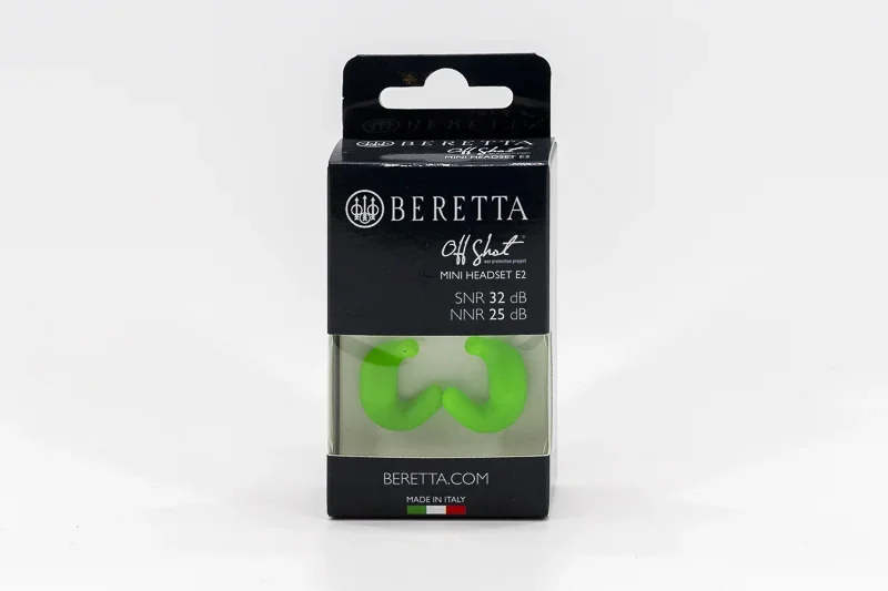 Beretta Mini Headset Verde Web BERETTA Mini Headset – vista posteriore