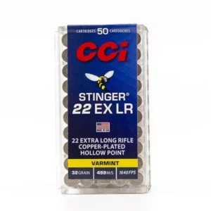 CCI Stinger .22LR – vista posteriore