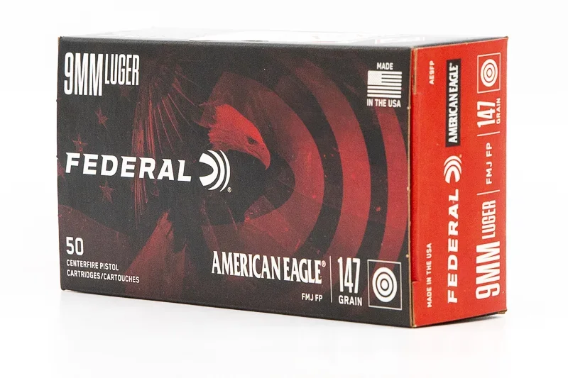 Federal 9mm Luger Web FEDERAL 9mm Luger 147gr – vista posteriore