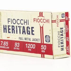 FIOCCHI Heritage 7,65 Parabellum – torrette di regolazione