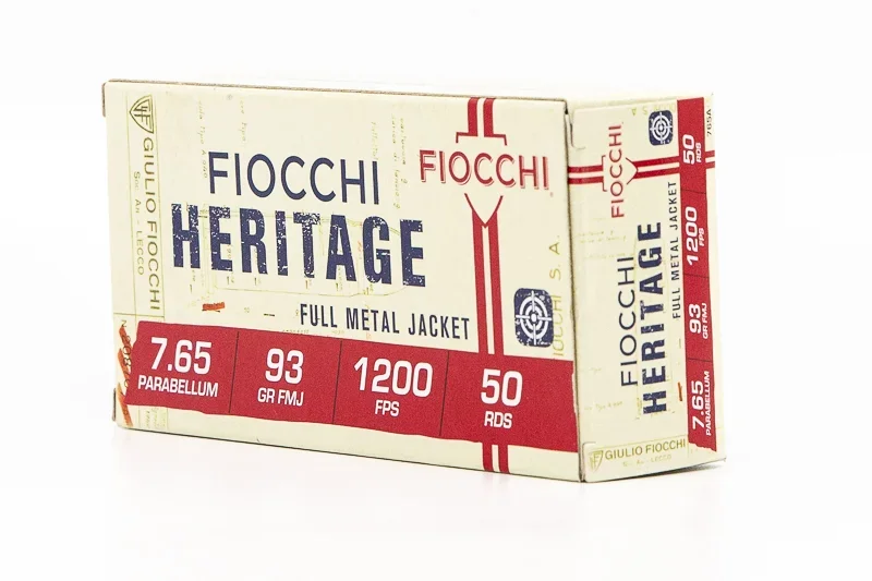 FIOCCHI Heritage 7,65 Parabellum – torrette di regolazione