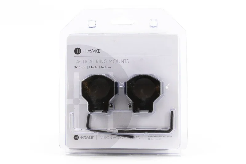 HAWKE tactical ring mounts (9-11 1 inch medium)