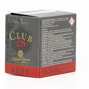 NOBEL Sport CLUB 28 – Piombo N.11 – 21g – Diametro 1.7 Mm 3 Web NOBEL Sport CLUB .410 – Calibro 36 – vista laterale