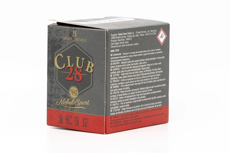 NOBEL Sport CLUB 28 – Piombo N.11 – 21g – Diametro 1.7 Mm 3 Web NOBEL Sport CLUB .410 – Calibro 36 – vista laterale