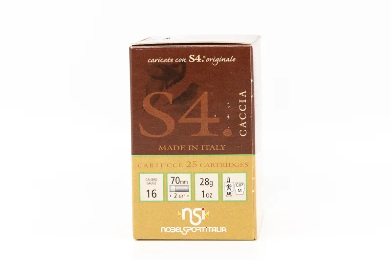 NOBEL Sport S4 – Calibro 16 3 Web NOBEL Sport S4 – Calibro 16 Piombo n.7 – vista laterale