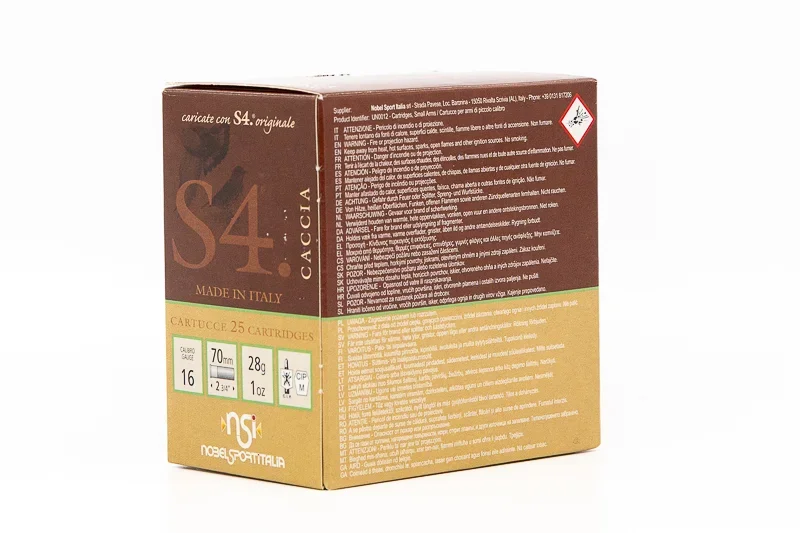 NOBEL Sport S4 – Calibro 16 4 Web NOBEL Sport S4 – Calibro 16 Piombo n.7 – dettaglio