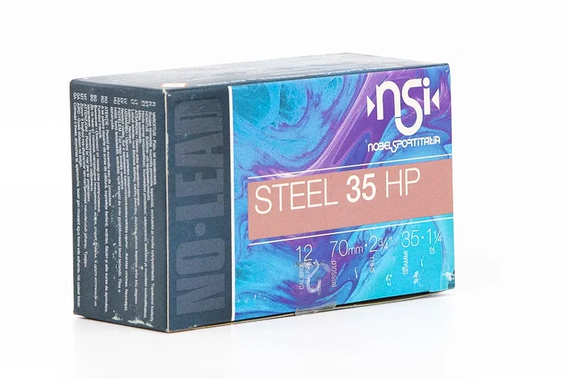 NOBEL Sport STEEL 12 70 – 35g – 10 Pcs 3 Web NOBEL Sport STEEL 12-70 – 35g – 10 pcs – vista laterale
