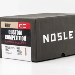 NOSLER Custom Competition 77gr – Calibro .22 (buste da 100 pz) – vista posteriore