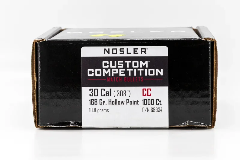 NOSLER Custom Competition 77gr – Calibro .22 (buste da 100 pz) – reticolo
