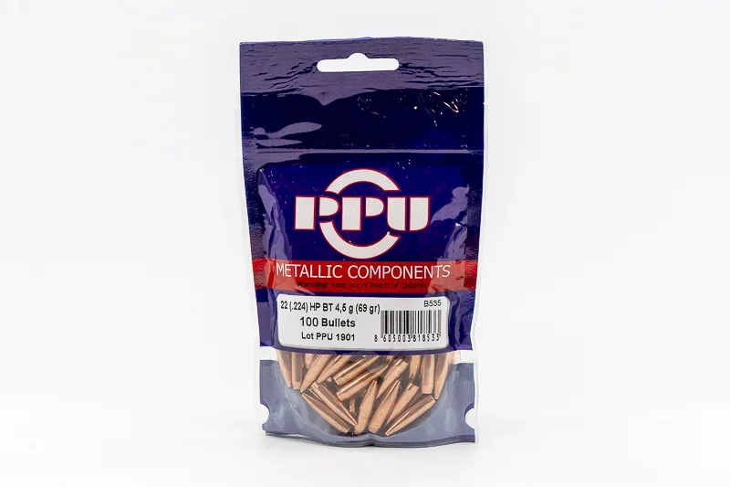 PPU Palle 100pz - Calibro .22 / .224