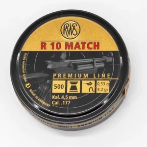 RWS Match R10 Calibro 4 5 0 53g Web RWS Match R10 – Calibro 4,5 mm – dettaglio
