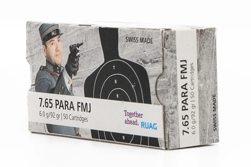 RUAG 7,65 Parabellum FMJ