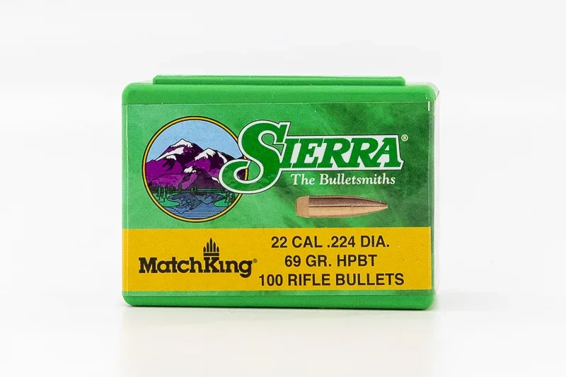 SIERRA MatchKing 69gr HPBT - Calibro .22 / .224 Dia