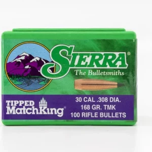 SIERRA Tipped Match King 155gr – Calibro .30 – torrette di regolazione