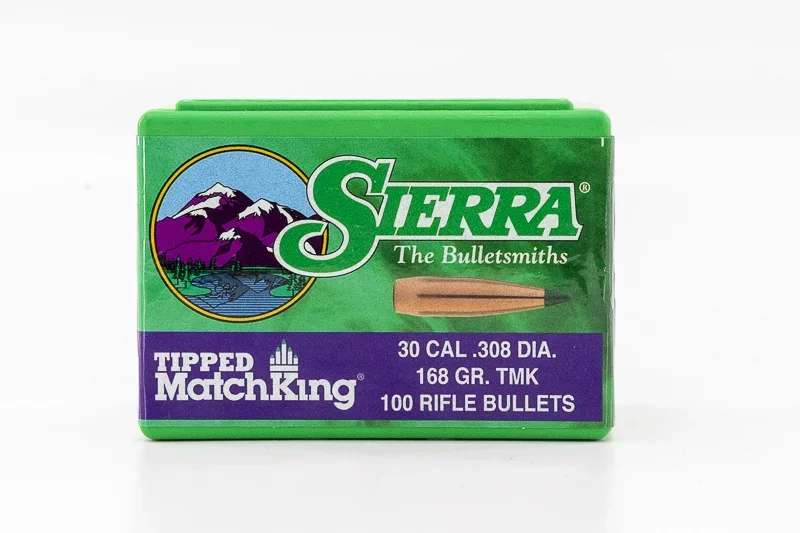 SIERRA Tipped Match King 155gr – Calibro .30 – torrette di regolazione