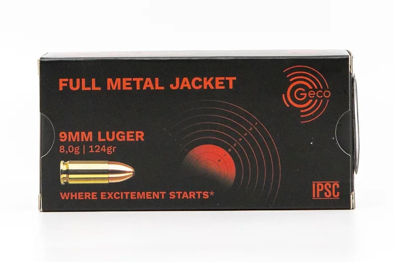 GECO 9mm Luger – vista posteriore