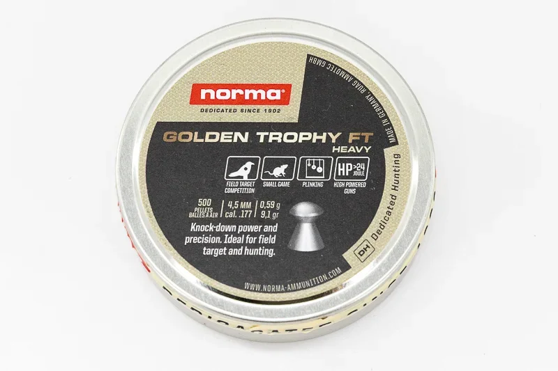 Norma Golden Trophy Heavy – Calibro 4 5 Web NORMA Golden Trophy Heavy – Calibro 4,5 mm – vista posteriore