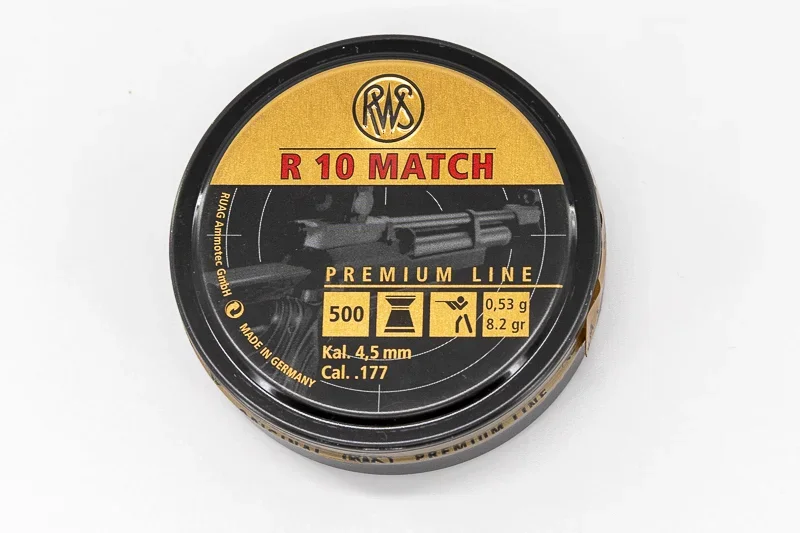 RWS Match R10 Calibro 4 5 0 53g Web RWS Match R10 – Calibro 4,5 mm – reticolo