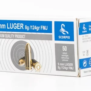 Scorpio 9mm Luger Web SCORPIO 9mm Luger – torrette di regolazione
