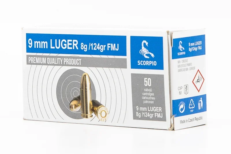 Scorpio 9mm Luger Web SCORPIO 9mm Luger – torrette di regolazione