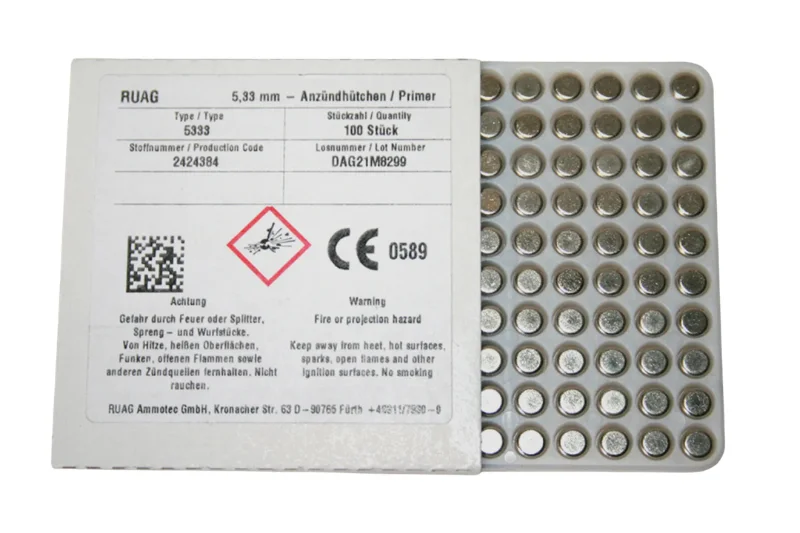 RWS Primer type 5333 blister da 100pcs