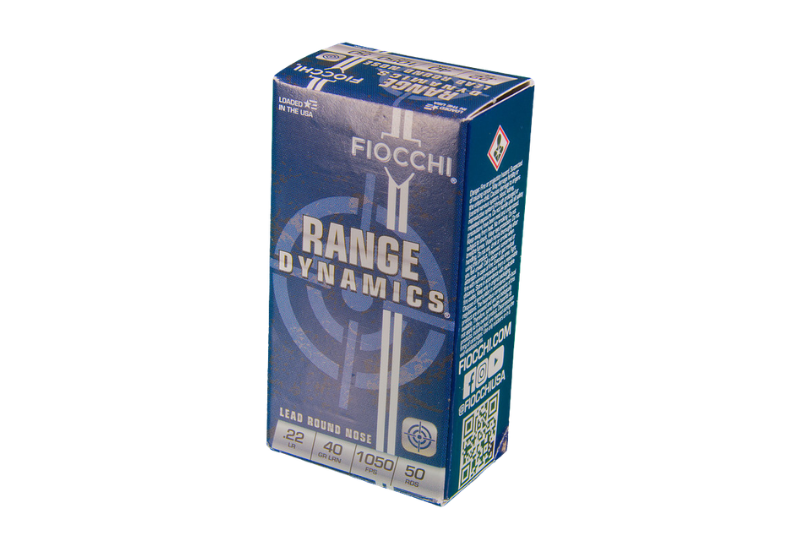 FIOCCHI .22LR LRN Range Dynamics 40gr