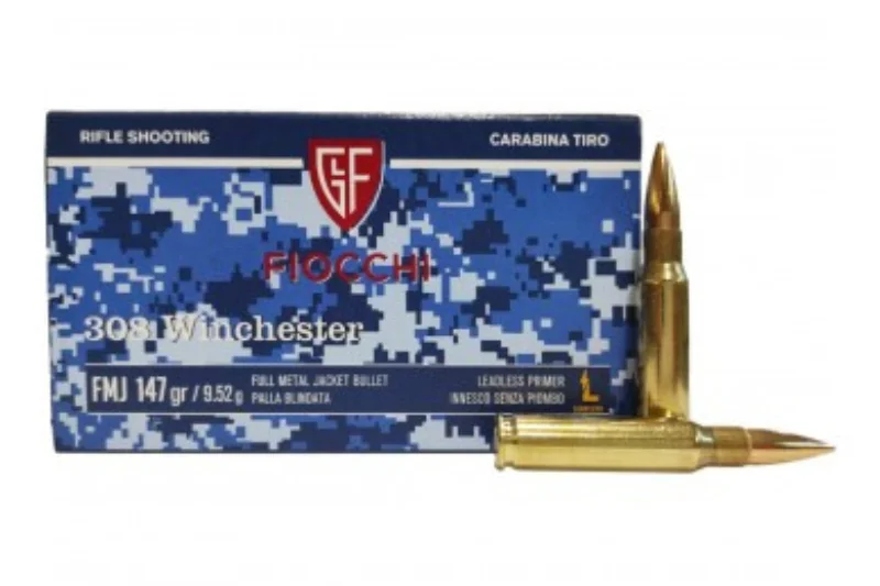 FIOCCHI .308 WIN FMJ 147gr (20 cartucce)