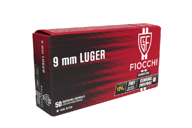 FIOCCHI Classic line 9mm Luger 124gr FMJ