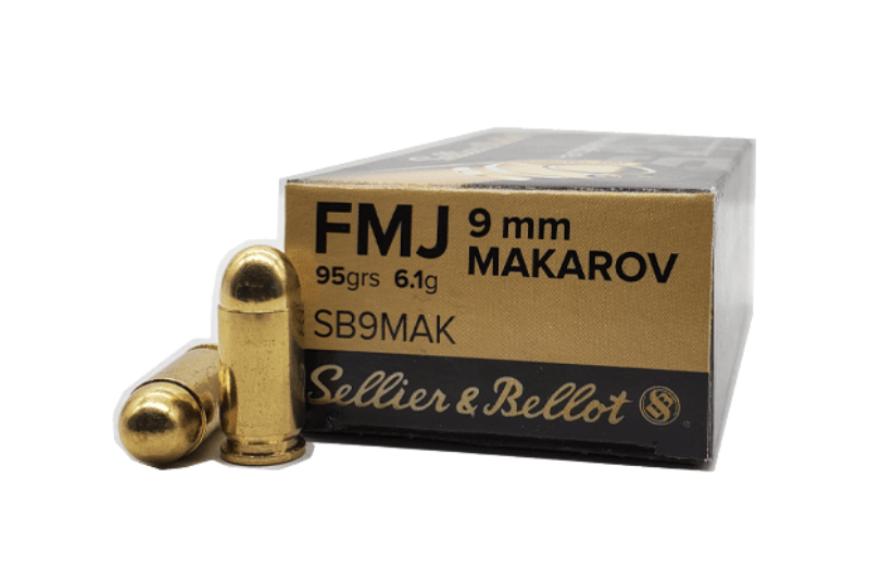 SELLIER & BELLOT 9mm Makarov 95grs 6,1g