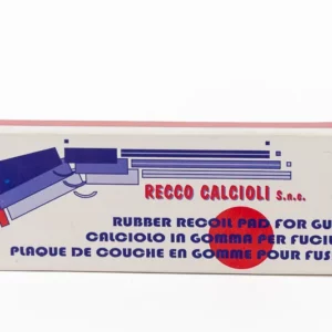 RECCO CALCIOLI Calciolo in Gomma Levriero per Fucile – Spessore 10mm Nero – vista laterale